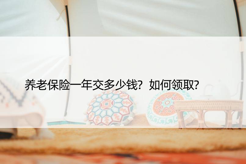 养老保险一年交多少钱?如何领取?