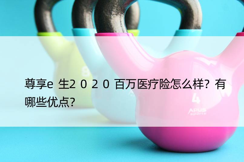 尊享e生2020百万医疗险怎么样？有哪些优点？