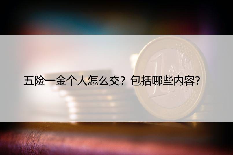 五险一金个人怎么交？包括哪些内容？