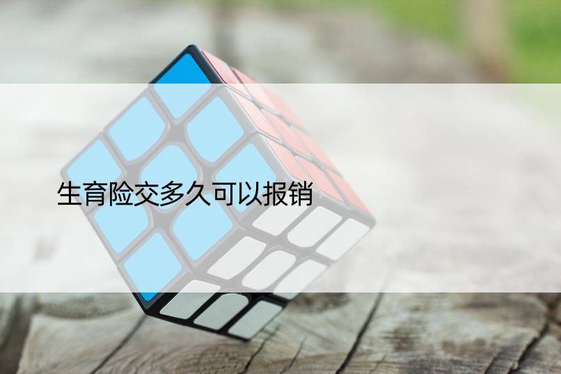 生育险交多久可以报销