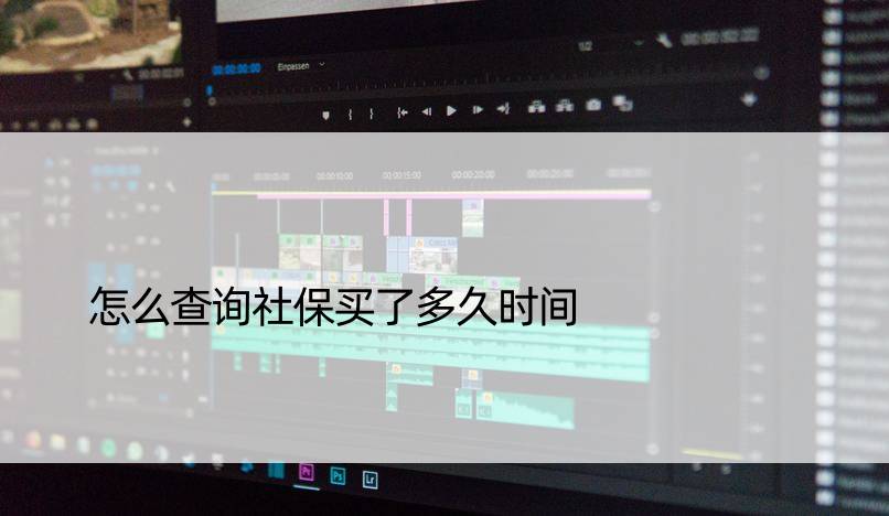 怎么查询社保买了多久时间