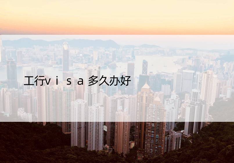 工行visa多久办好