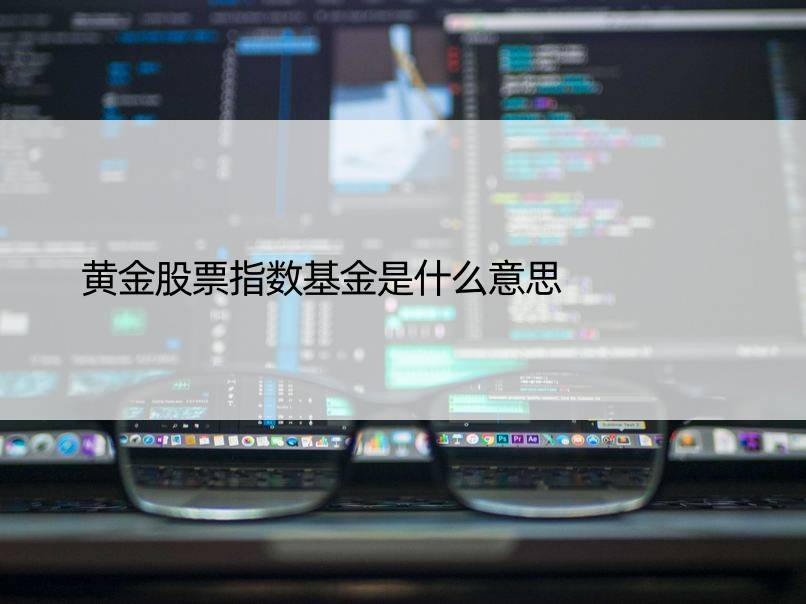 黄金股票指数基金是什么意思