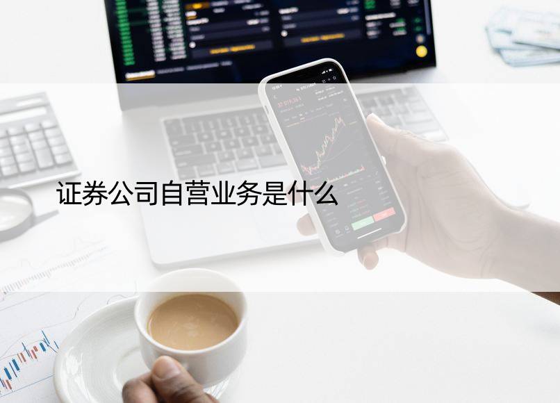 证券公司自营业务是什么