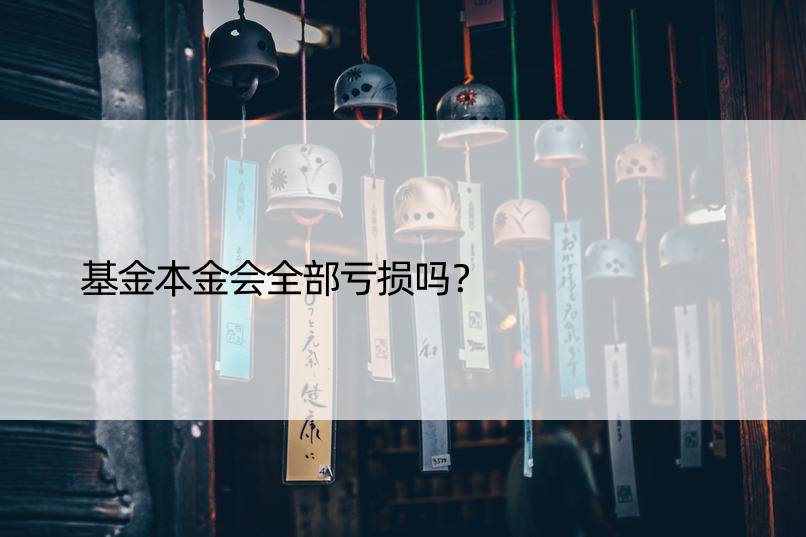 基金本金会全部亏损吗？