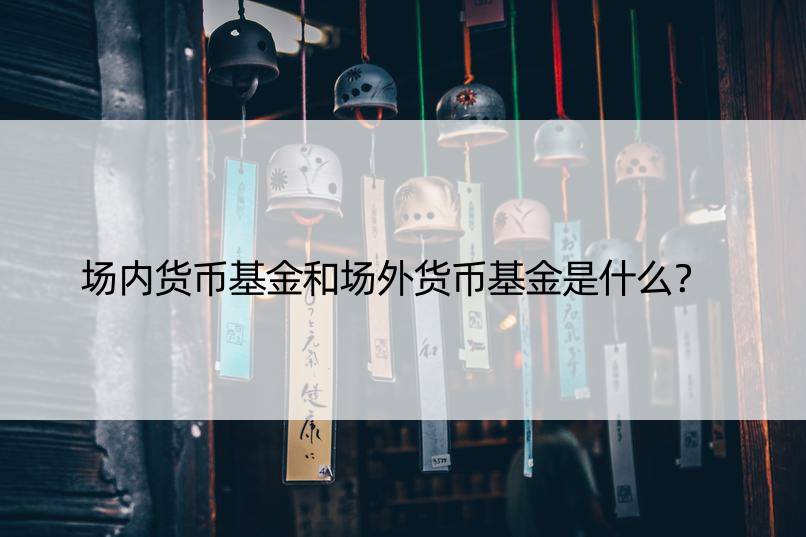 场内货币基金和场外货币基金是什么？