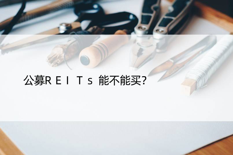 公募REITs能不能买？