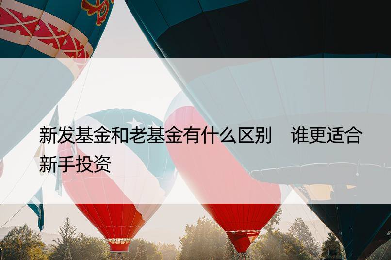 新发基金和老基金有什么区别 谁更适合新手投资