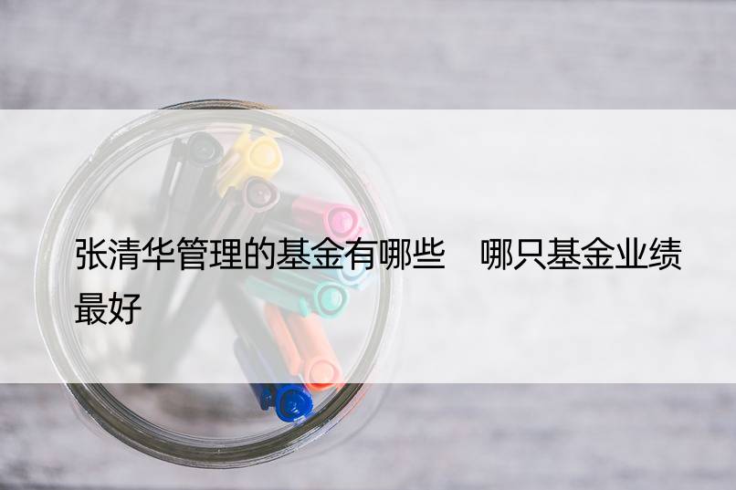 张清华管理的基金有哪些 哪只基金业绩更好