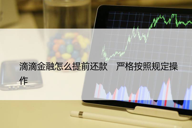 滴滴金融怎么提前还款 严格按照规定操作