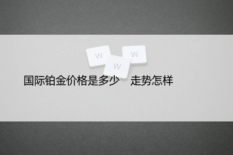 国际铂金价格是多少 走势怎样