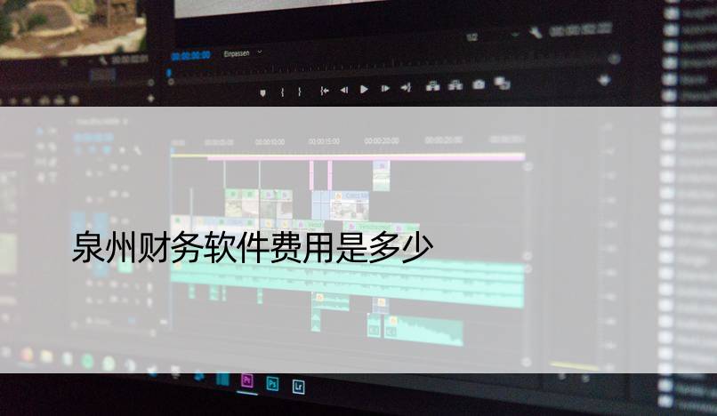 泉州财务软件费用是多少