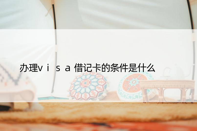 办理visa借记卡的条件是什么