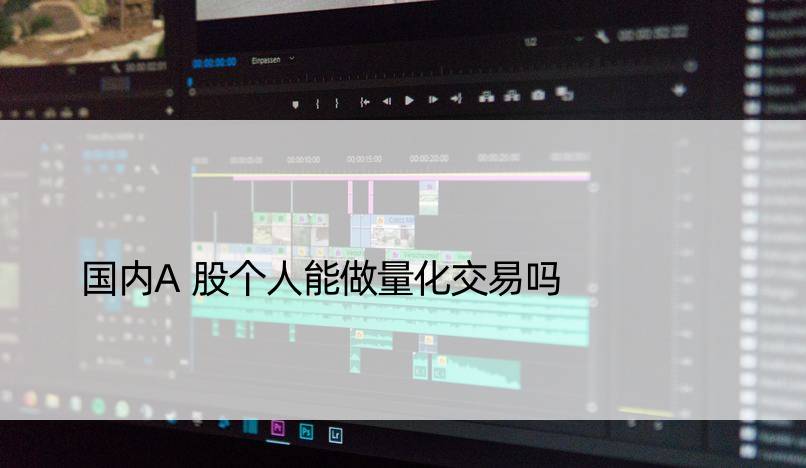 国内A股个人能做量化交易吗
