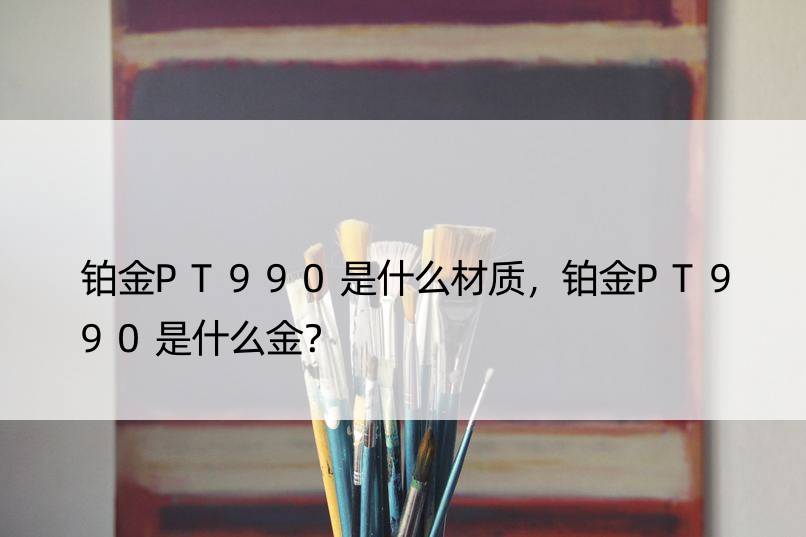 铂金PT990是什么材质，铂金PT990是什么金？