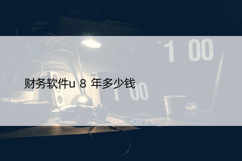 财务软件u8年多少钱