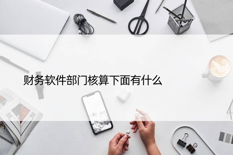 财务软件部门核算下面有什么