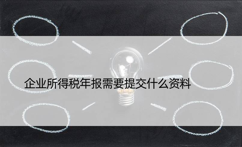 企业所得税年报需要提交什么资料