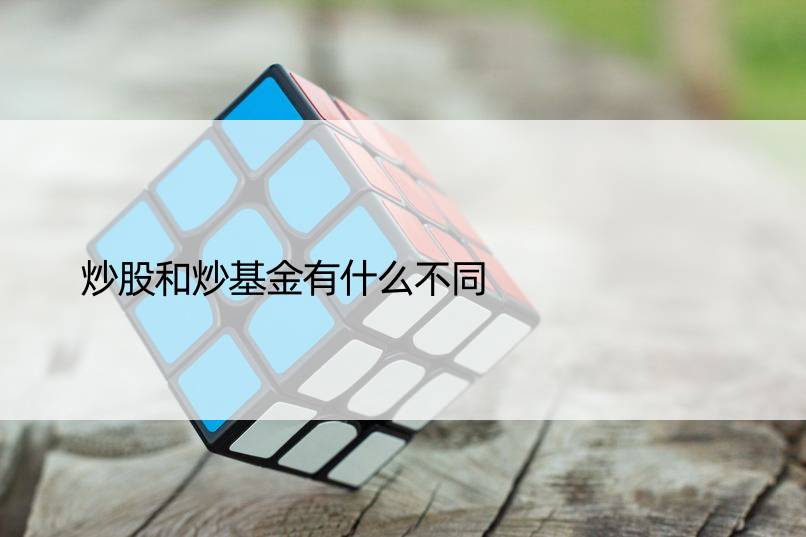 炒股和炒基金有什么不同