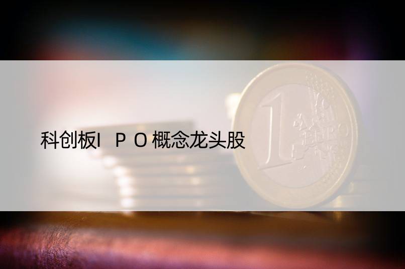 科创板IPO概念龙头股