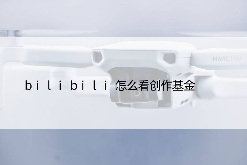 bilibili怎么看创作基金