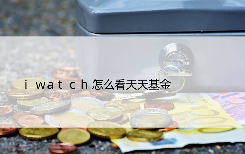 iwatch怎么看天天基金