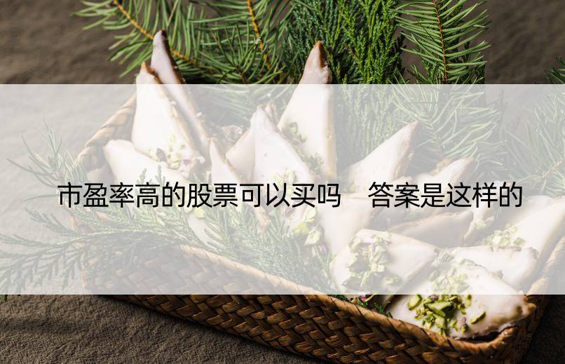 市盈率高的股票可以买吗 答案是这样的