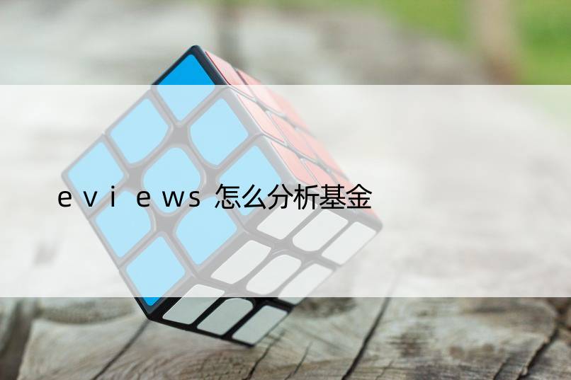 eviews怎么分析基金